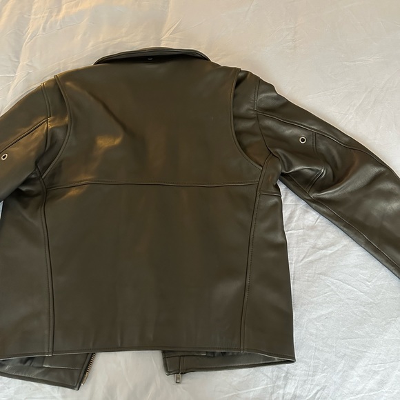 DSTLD Lamb Leather Biker Jacket - Picture 7 of 10